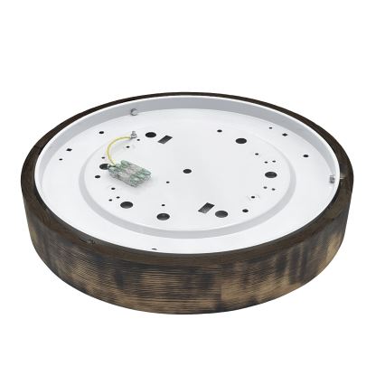 Brilagi - LED-kattovalaisin CARVALHO SMOKEY LED/36W/230V, tammi, halkaisija 47,5 cm
