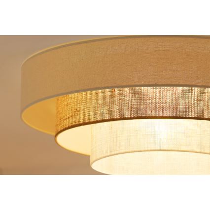 Brilagi - LED Kattovalaisin DENVER LUNETA LED/12W/230V halkaisija 60 cm 3000K/4000K/6400K beige/kerma