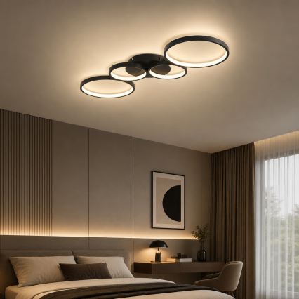 BRILAGI - LED kattovalaisin ECHO LED/40W/230V 4000K 32x90 cm musta
