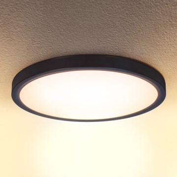 Brilagi - LED-kattovalaisin ESTELA LED/18W/230V halkaisija 30 cm musta