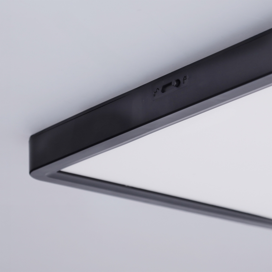 Brilagi - LED-kattovalaisin ESTELA SQUARE LED/24W/230V 31x31 cm musta