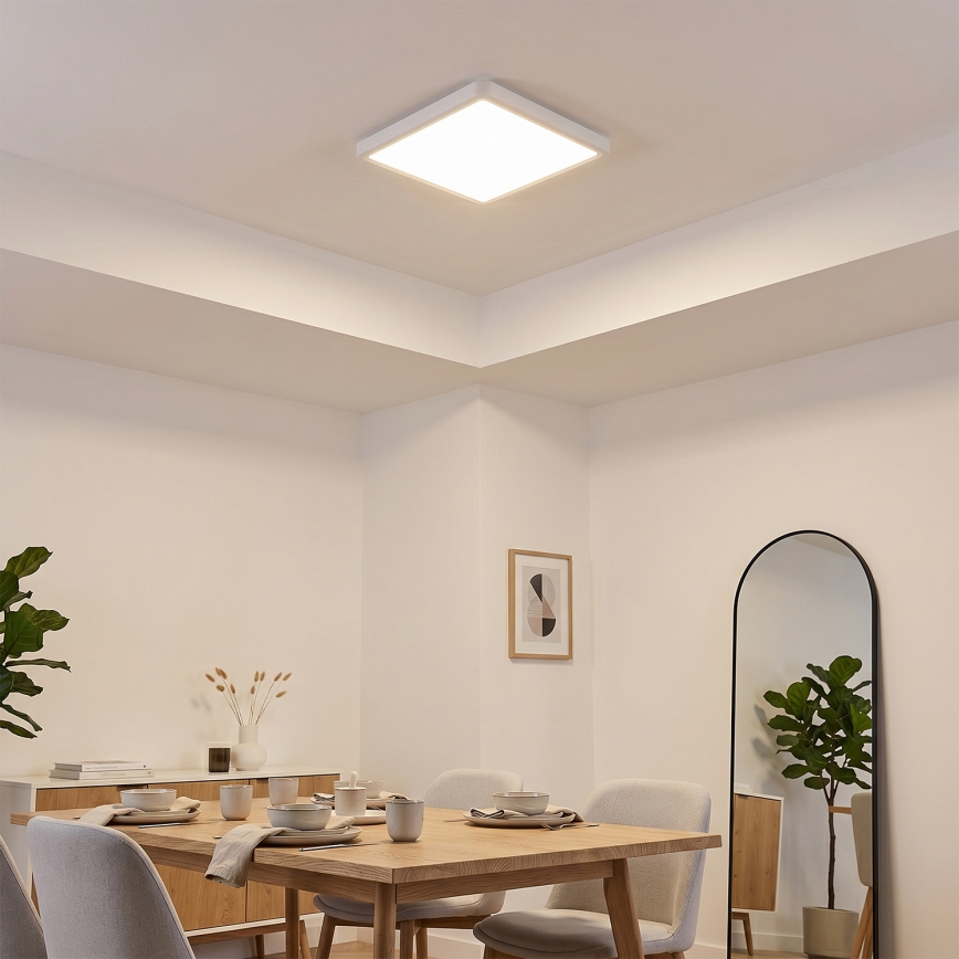 Brilagi - LED kattovalaisin ESTELA SQUARE LED/24W/230V 31x31 cm valkoinen