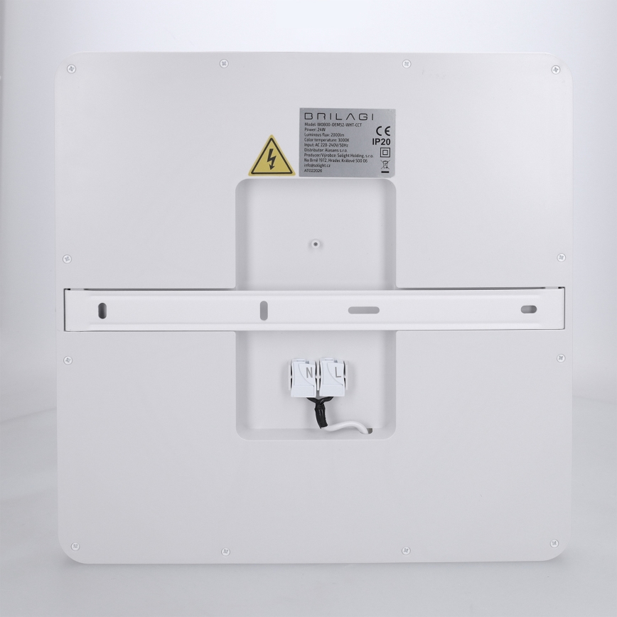 Brilagi - LED kattovalaisin ESTELA SQUARE LED/24W/230V 31x31 cm valkoinen