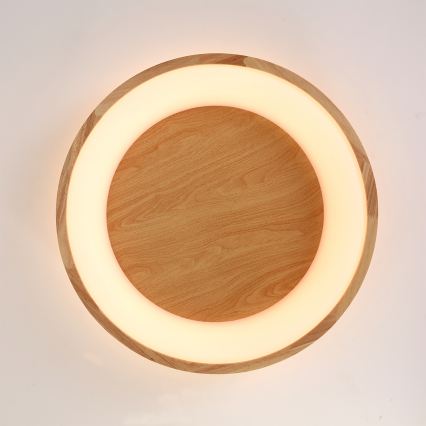 Brilagi - LED-kattovalaisin FALCON WOOD LED/40W/230V 3000/4000/6000K Ø 60 cm, puinen