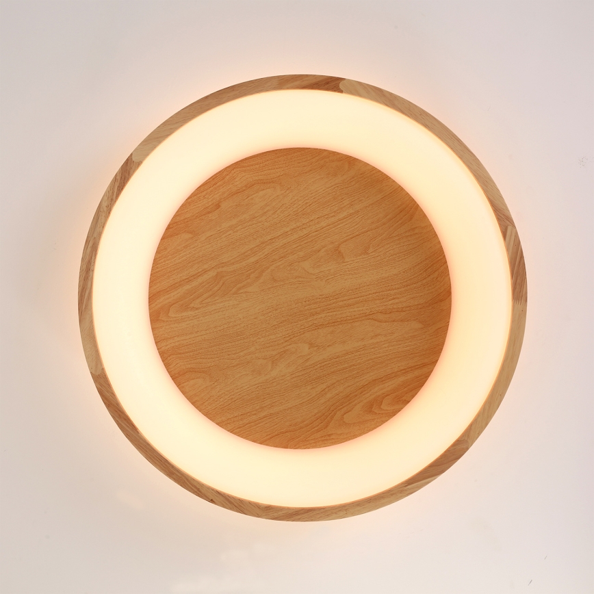 Brilagi - LED-kattovalaisin FALCON WOOD LED/40W/230V 3000/4000/6000K Ø 60 cm, puinen