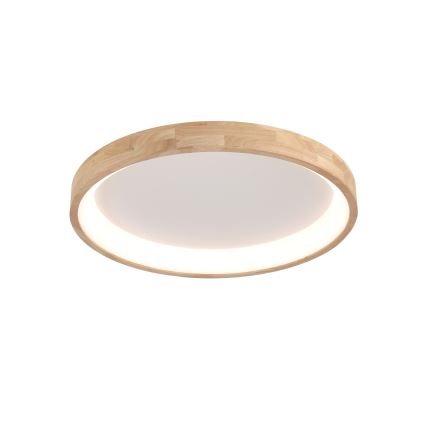 Brilagi - LED-kattovalaisin FALCON WOOD LED/60W/230V 3000/4000/6000K, halkaisija 80 cm, puinen