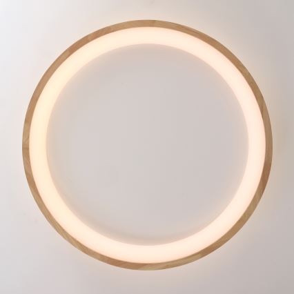 Brilagi - LED-kattovalaisin FALCON WOOD LED/60W/230V 3000/4000/6000K, halkaisija 80 cm, puinen