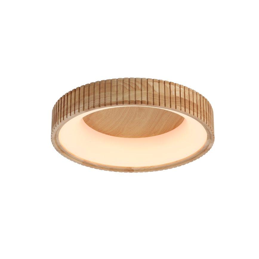 Brilagi - LED-kattovalaisin FALCON WOOD MODERN LED/30W/230V 3000/4000/6000K halkaisija 45 cm puu