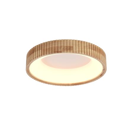 Brilagi - LED-kattovalaisin FALCON WOOD MODERN LED/30W/230V 3000/4000/6000K halkaisija 45 cm puinen