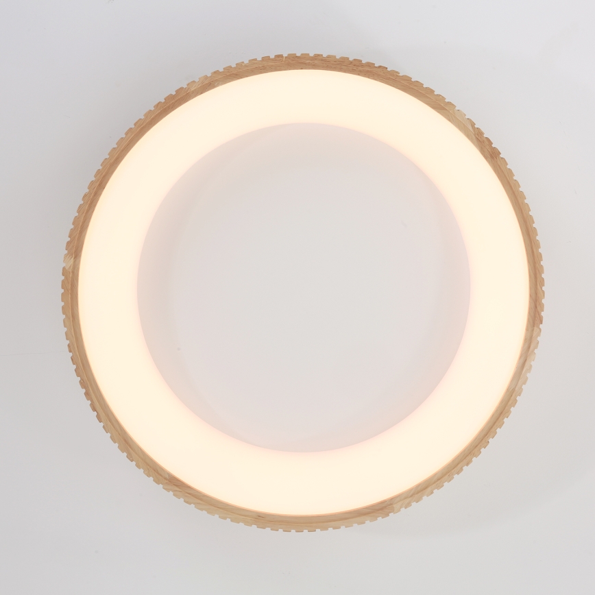 Brilagi - LED-kattovalaisin FALCON WOOD MODERN LED/40W/230V 3000/4000/6000K halkaisija 60 cm puinen