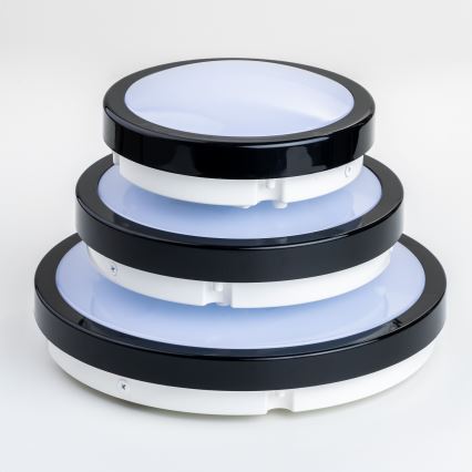 Brilagi - LED-kattovalaisin kylpyhuoneeseen PERA LED/12W/230V halkaisija 18 cm IP65 musta