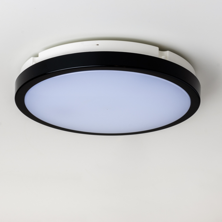 Brilagi - LED-kattovalaisin kylpyhuoneeseen PERA LED/24W/230V halkaisija 28 cm IP65 musta