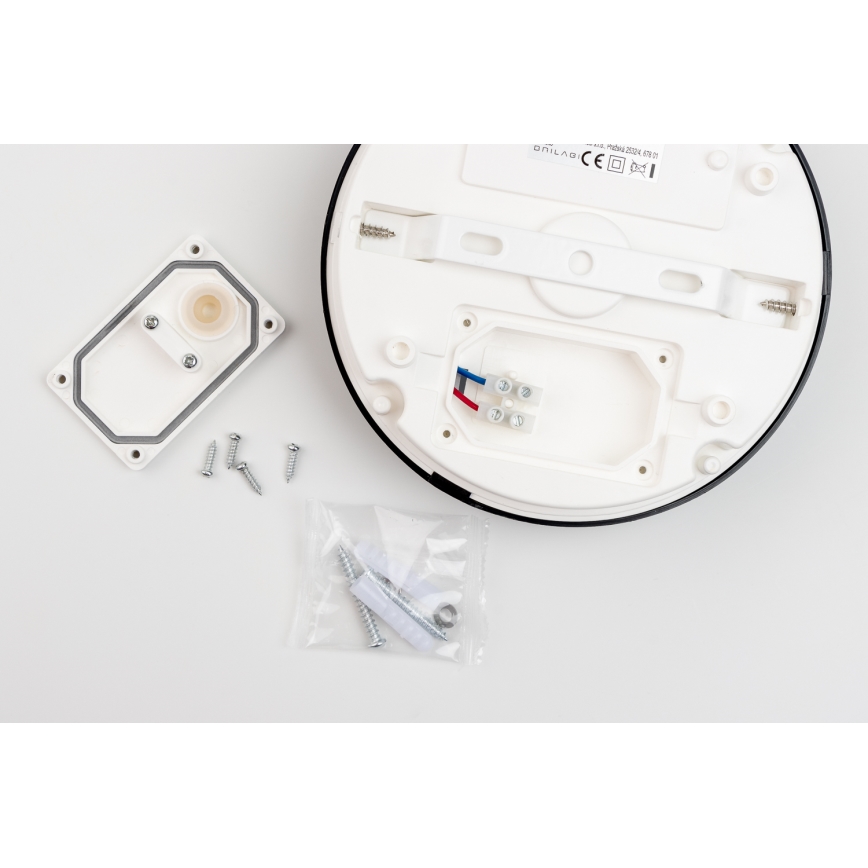 Brilagi - LED-kattovalaisin kylpyhuoneeseen PERA LED/24W/230V halkaisija 28 cm IP65 musta