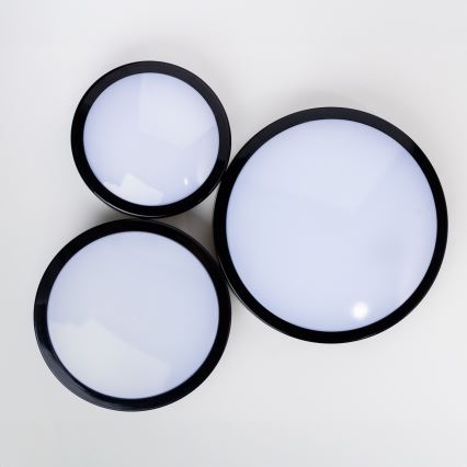 Brilagi - LED-kattovalaisin kylpyhuoneeseen PERA LED/24W/230V halkaisija 28 cm IP65 musta