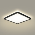 Brilagi - LED-kattovalaisin kylpyhuoneeseen ULTRA SLIM LED/18W/230V 30x30 cm musta IP54