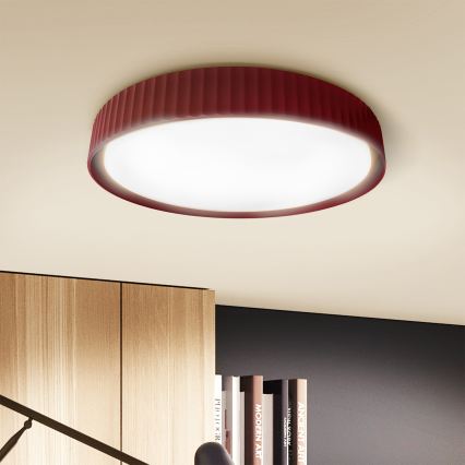 Brilagi - LED-kattovalaisin LUCIA LED/24W/230V halkaisija 31 cm punainen