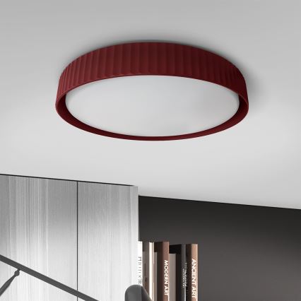 Brilagi - LED-kattovalaisin LUCIA LED/24W/230V halkaisija 31 cm punainen