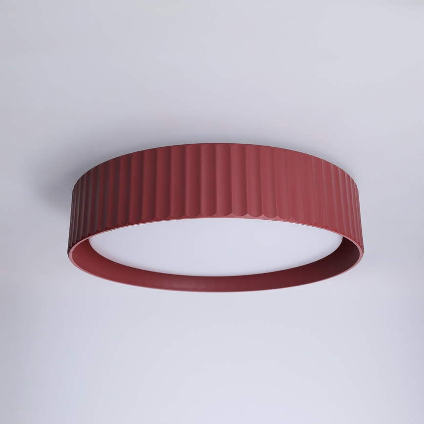 Brilagi - LED-kattovalaisin LUCIA LED/24W/230V halkaisija 31 cm punainen