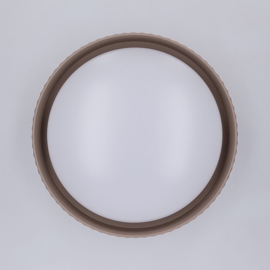 Brilagi - LED-kattovalaisin LUCIA LED/24W/230V halkaisija 31 cm ruskea