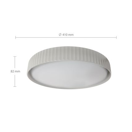 Brilagi - LED-kattovalaisin LUCIA LED/24W/230V, halkaisija 31 cm, valkoinen