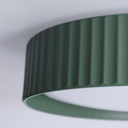 Brilagi - LED-kattovalaisin LUCIA LED/24W/230V, halkaisija 31 cm, vihreä