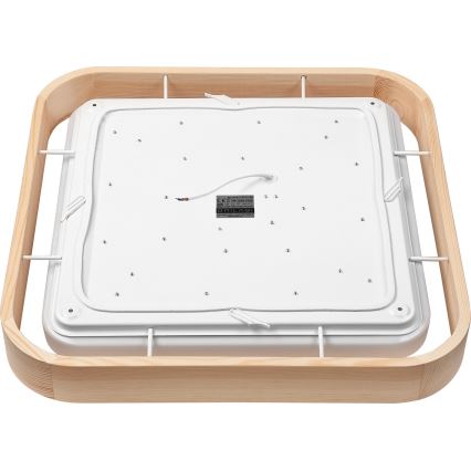 Brilagi - LED-himmennettävä kattovalaisin MANAROLA CUBIC LED/24W/230V 45x45 cm 3000-6500K mänty + kaukosäädin