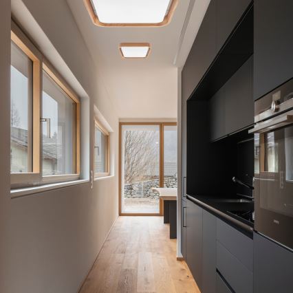 Brilagi - himmennettävä LED-kattovalaisin MANAROLA CUBIC LED/24W/230V 45x45 cm 3000-6500K tammi + kaukosäädin