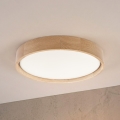 Brilagi - LED-kattovalaisin MANAROLA PLAIN LED/24W/230V 3000K, Ø 41 cm, tammi
