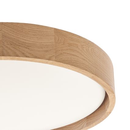 Brilagi - LED-kattovalaisin MANAROLA PLAIN LED/24W/230V 3000K, Ø 41 cm, tammi