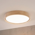 Brilagi - LED-kattovalaisin MANAROLA PLAIN LED/24W/230V 4000K, halkaisija 41 cm, tammi