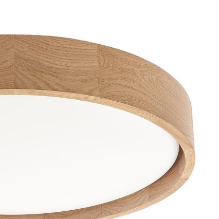 Brilagi - LED-kattovalaisin MANAROLA PLAIN LED/24W/230V 4000K, halkaisija 41 cm, tammi