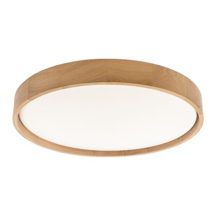 Brilagi - LED-kattovalaisin MANAROLA PLAIN LED/36W/230V 3000K Ø 48 cm tammi