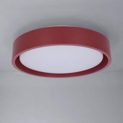 Brilagi - LED-kattovalaisin MATTEO LED/24W/230V, halkaisija 31 cm, punainen