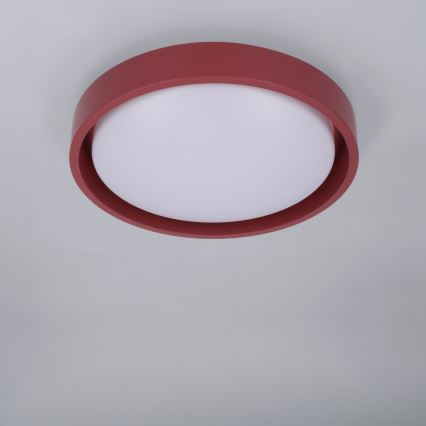 Brilagi - LED-kattovalaisin MATTEO LED/24W/230V, halkaisija 31 cm, punainen