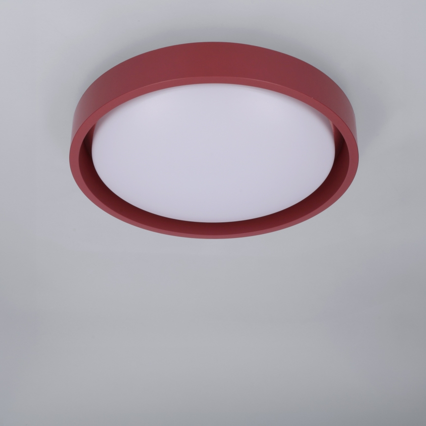 Brilagi - LED-kattovalaisin MATTEO LED/24W/230V, halkaisija 31 cm, punainen
