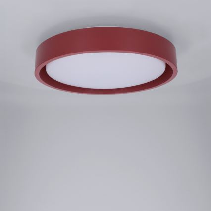 Brilagi - LED-kattovalaisin MATTEO LED/24W/230V, halkaisija 31 cm, punainen