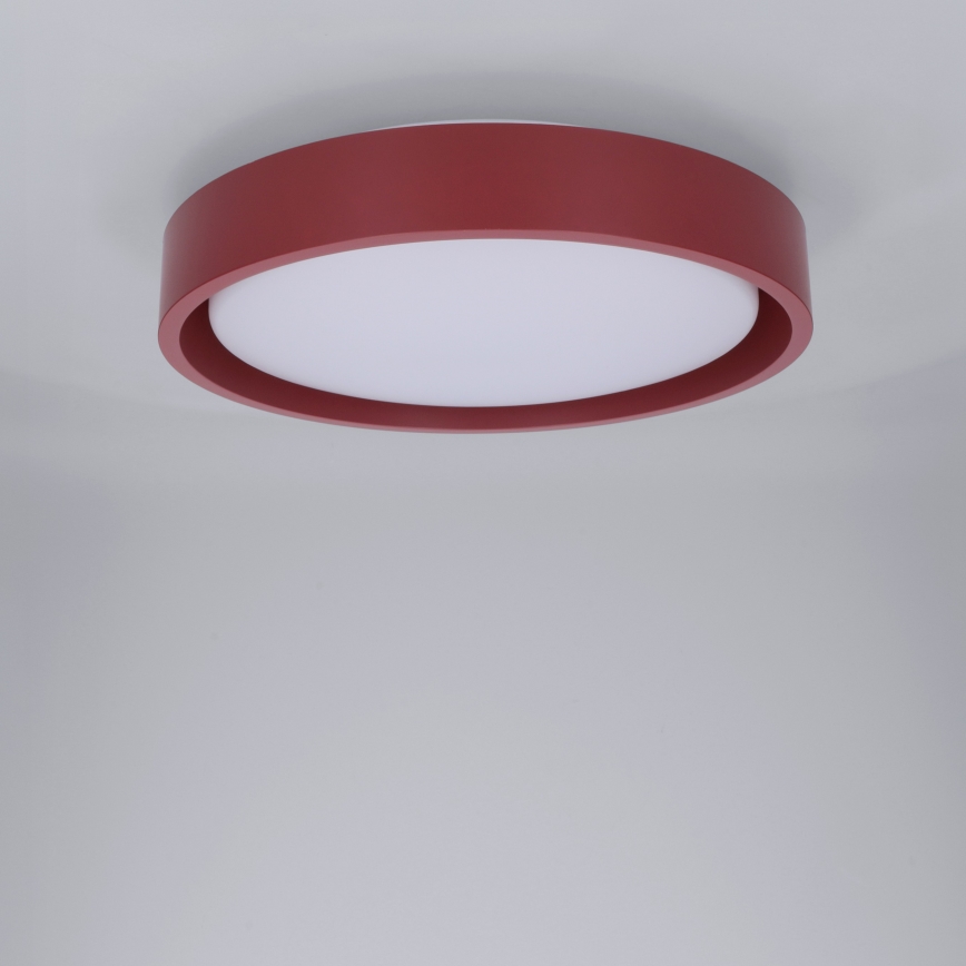Brilagi - LED-kattovalaisin MATTEO LED/24W/230V, halkaisija 31 cm, punainen