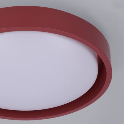 Brilagi - LED-kattovalaisin MATTEO LED/24W/230V, halkaisija 31 cm, punainen