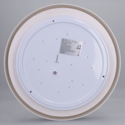 Brilagi - LED-kattovalaisin MATTEO LED/24W/230V, halkaisija 31 cm, punainen