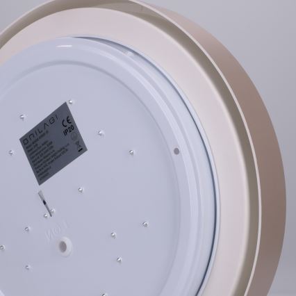 Brilagi - LED-kattovalaisin MATTEO LED/24W/230V, halkaisija 31 cm, taupe