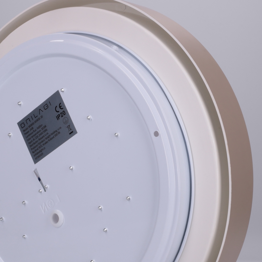 Brilagi - LED-kattovalaisin MATTEO LED/24W/230V, halkaisija 31 cm, taupe
