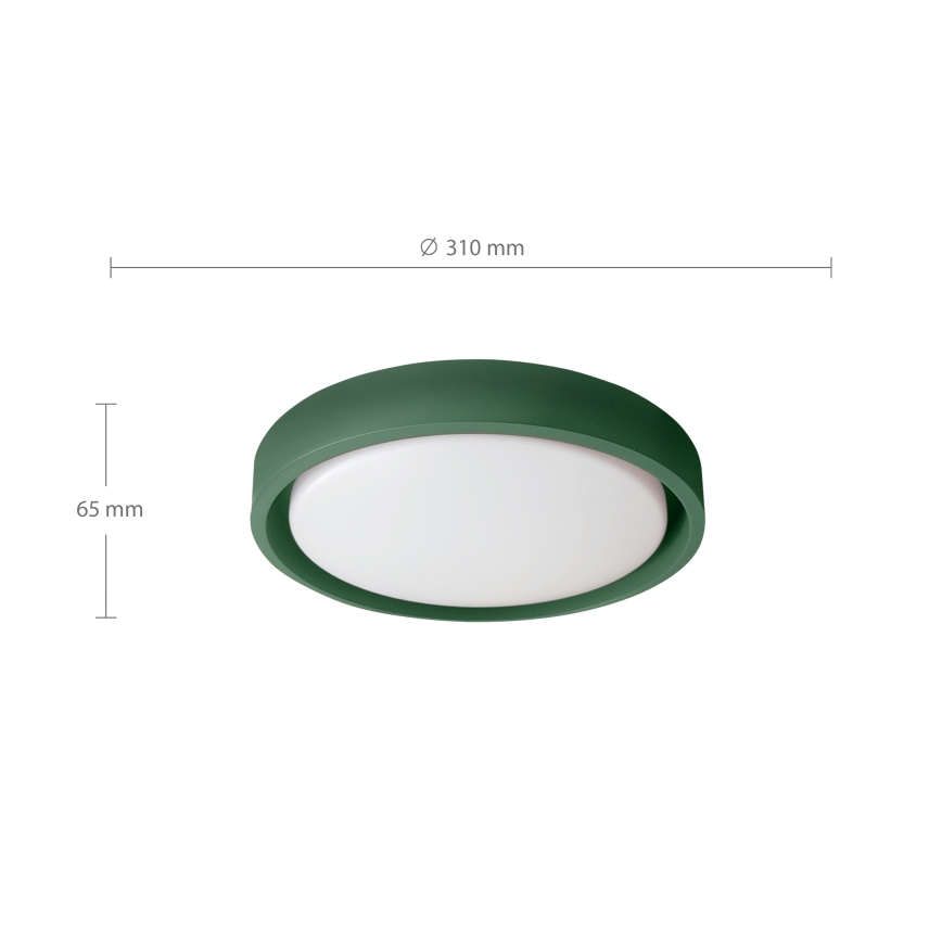 Brilagi - LED-kattovalaisin MATTEO LED/24W/230V halkaisija 31 cm vihreä