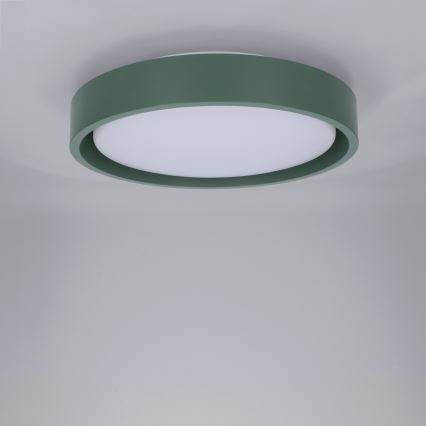 Brilagi - LED-kattovalaisin MATTEO LED/24W/230V halkaisija 31 cm vihreä