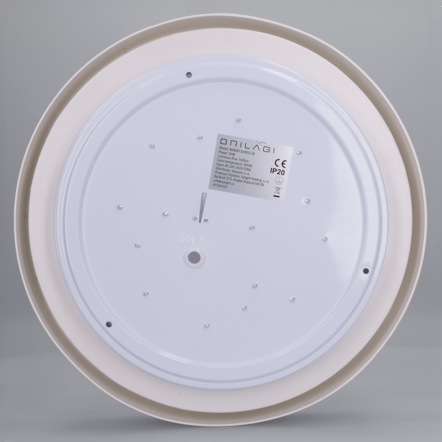 Brilagi - LED-kattovalaisin MATTEO LED/24W/230V Ø 31 cm turkoosi