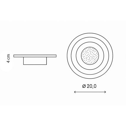 Brilagi - LED-kattovalaisin MODERN MINI LED/29W/230V 3000/4000/6000K