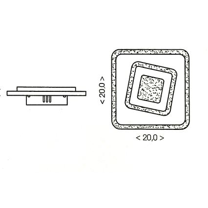 Brilagi - LED-kattovalaisin MODERN MINI LED/32W/230V 3000/4000/6000K