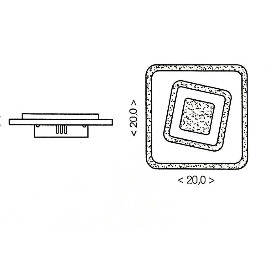 Brilagi - LED-kattovalaisin MODERN MINI LED/32W/230V 3000/4000/6000K