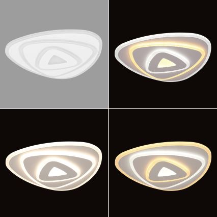 Brilagi - LED himmennettävä kattovalaisin MODERN MINI LED/45W/230V 3000/4000/6000K 30x30 cm + kaukosäädin