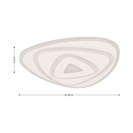 Brilagi - LED himmennettävä kattovalaisin MODERN MINI LED/45W/230V 3000/4000/6000K 30x30 cm + kaukosäädin