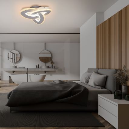 Brilagi - LED himmennettävä kattovalaisin MODERN MINI LED/49W/230V 3000/4000/6000K 30x30 cm + kaukosäädin